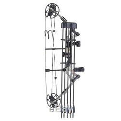 Pro 20-70lbs Archery Compound Bow Right Hand 320fps Bear Target Hunting Camo set