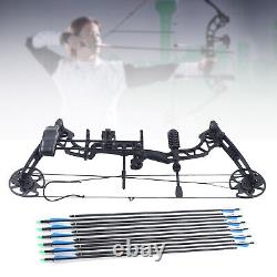 Pro Compound Right Hand Bow Arrow Kits Archery Arrow Target Hunting Set 35-70lbs