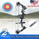 Pro Compound Right Hand Bow Kit 35-70lbs Arrow Archery Target Hunting 329fps