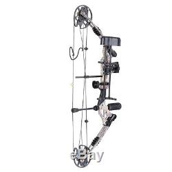 Pro Compound Right Hand Bow Kit Arrow Archery Target Hunting Camo Set 20-70lbs