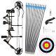 Pro Compound Right Hand Bow Kit Arrow Archery Target Hunting Camo Set 30-70lbs