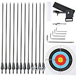 Pro Compound Right Hand Bow Kit Arrow Archery Target Practice Hunting 20-70lbs