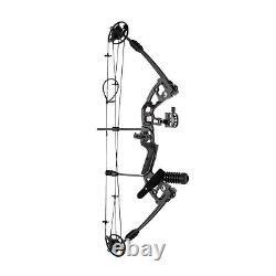 Right Hand Compound Bow+12pcs Arrows Archery Hunting Bow Set Adjustable 30-55lbs
