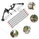 Right Hand Compound Bow+12pcs Arrows Bow Hunting Set Archery Kit For Adult