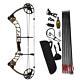 Right Handed Archery Compound Bow And Arrow Set Target/hunting Adult 19-70lbs
