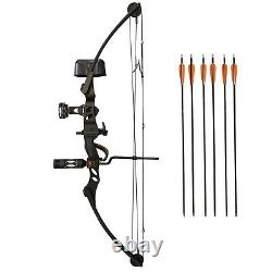 SAS Siege 55 lb 29 Compound Bow Pro Hunting Package with Carbon Arrows