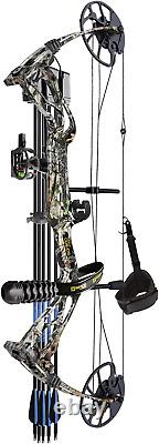 Sanlida Archery Dragon X8 RTH Compound Bow Package for Adults and Teens, 18-31