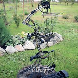 Sanlida Archery Dragon X8 RTH Compound Bow Package for Adults and Teens, 18-31