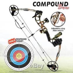 Serene-life Slcomb15st Hunting Compound Bow And Arrow Set