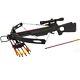 Spider 150lb Hunting Compound Crossbow 4x32 Scope Package With Quiver