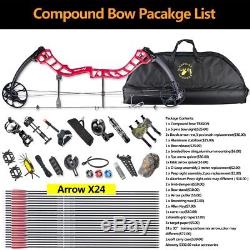 T1 320fps Topoint Outdoor Hunting Archery Shooting Compound Bow Arrow Package