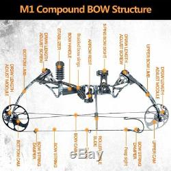 Topoint M1 Compound Bow 19-30 19-70lb 320FPS Target Archery Hunting USA