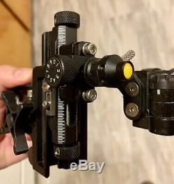 Trophy Ridge React One Pro RH Single Pin Bow Sight Black USED Great For Hunting