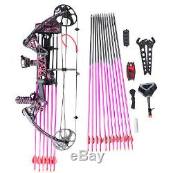 USA SELL Women Archery M1 19-30/19-70lbs. Compound Bow Arrow Hunt Kit Muddy Girl