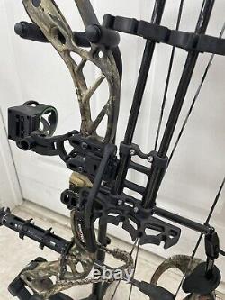 USED Bowtech Amplify 8-70# LH Hunting Bow Camo with Hard Case