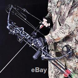 US 19-30/19-70 LBS Compound Bow and Arrow Archery Hunting Target Kit Limbs Bow