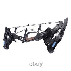 US Compound Bow 21.5lbs-60lbs Steel Ball Dual Use Archery Hunting Arrows 330fps