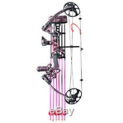 US M1 Women 10-50Lbs 320fps IBO Compound Bow Archery Target Hunting Full Set