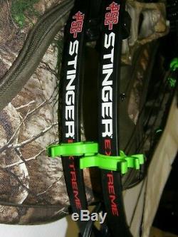 Used PSE Stinger Extreme Package with case, 6 arrows and TruFire Release