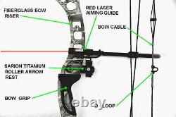 VELOCITY Archery Youth/Adult Compound Bow with LASER Guide + Bag