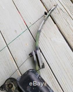 Vintage Oneida Strike Eagle Compund Recurve Bow Camo RH Bowfishing Hunting