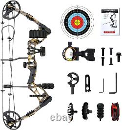 WUXLISTY Compound Bow and Arrow for Adult and Beginner, Hunting Bow Archery Set