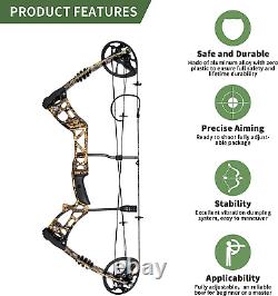 WUXLISTY Compound Bow and Arrow for Adult and Beginner, Hunting Bow Archery Set