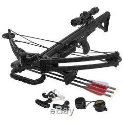 XtremepowerUS Crossbow Archer 165 Lbs 380 fps Hunting with Built in Scope Package