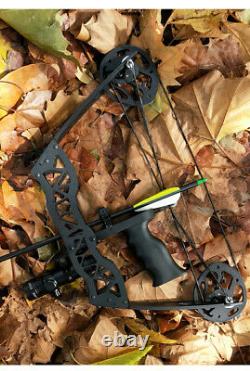 16 Mini Compound Bow Set 35lbs Archery Arrow Bowfishing Hunting Main Gauche Droite