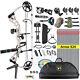 19-30 15-70lb Ibo 320fps Snow Camo Compound Bow Set String Arrows Hunting
