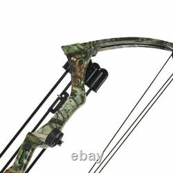 20lb Pro Compound Right Hand Bow Kit Camo Set Fit Archery Arrow Target Hunting