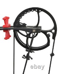 30-55lbs Archery Compound Bow Double Usage Catapult Steel Ball Arrows Aluminium Hunt