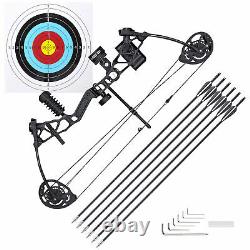 30-70lbs Compound Bow Steel Ball Dual-use Archery Flèche Chasse Pêche Rh Lh