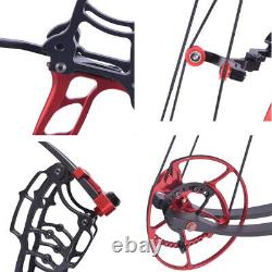 40-70lbs Compound Bow Short Axis Hunting Fishing Archery Arrows Main Gauche Droite