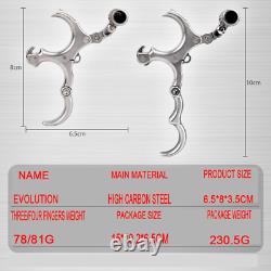 Aides à la libération de l'arc de chasse à l'arc à poulies avec grip, déclencheur à pouce à 3 ou 4 doigts et étrier