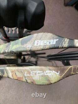 Arc compound Bear Legion prêt à chasser, ensemble complet, année 2013