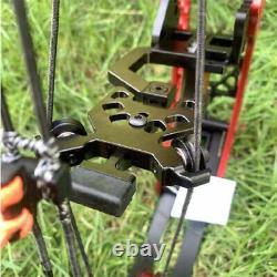 Archery Compound Bow Short Axis 320fps Steel Ball Hunting Fishing Réglable