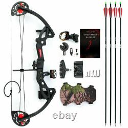 Compound Bow Set 15-29lbs Arrows Archery Hunting Equipment For Teens And Kids États-unis
