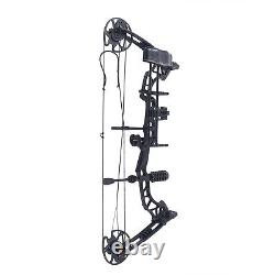 Ensemble arc compound pour adulte 329fps avec 12 flèches 35-70lbs pour la chasse au tir à l'arc