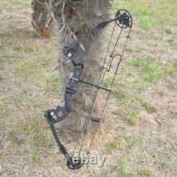Ensemble d'arc compound ajustable 30-60 livres pour la chasse à l'arc, le tir droit ou gauche et la pêche.