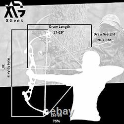 Kit Xgeek Compound Bow Et Arrow Hunting & Target Bow Avec Tous Les Accessoires Us