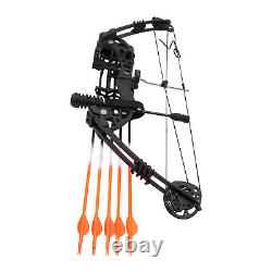 Kit d'arc de chasse à l'arc pour adulte de 35-70lbs 329fps avec 12 flèches