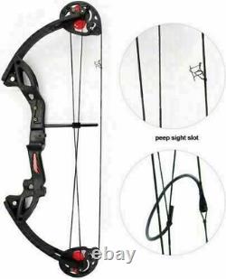 Kit de flèches pour arc à poulies professionnel de 15 à 29 livres pour la pratique de la cible et la chasse, pour droitiers.