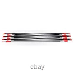 Pro Compound Bow Kit 30-60lbs De Chasse À L'arc À Main Droite Cible Arrow Set Noir