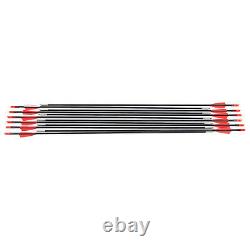 Pro Compound Hand Bow Kit 30-60lbs De Chasse Réglable Black Set+12arrows