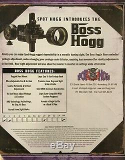 Spot Hogg Boss Hogg. 019 Micro-réglage Simple Broche Chasse À L'arc Vue Lumière Withsight