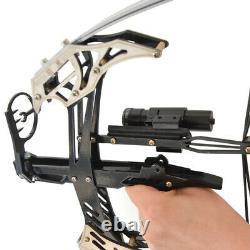 Tir À L'arc 14'' Mini Composé Bow 25lbs Chasse Arrow Laser Sight Cible Shooting